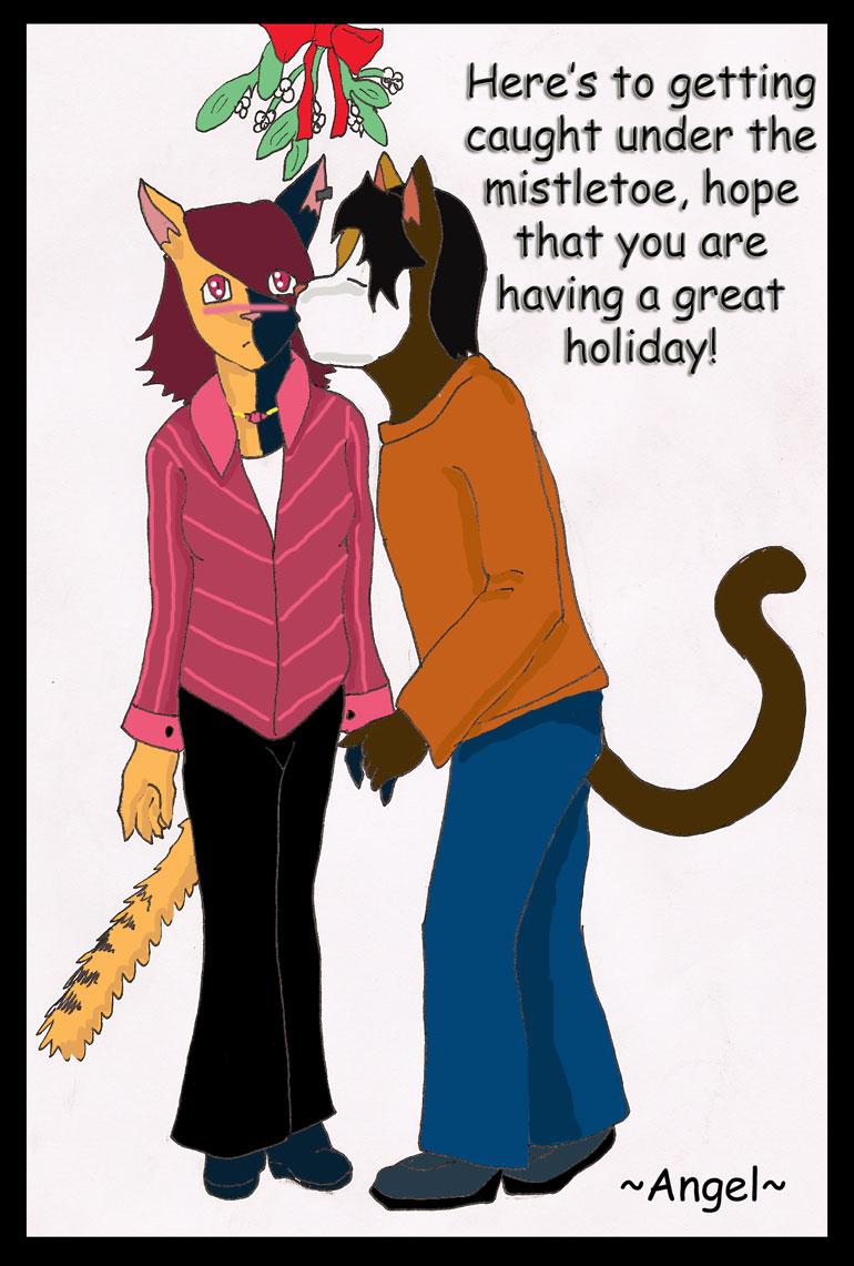 Hapy Holidays Mistletoe