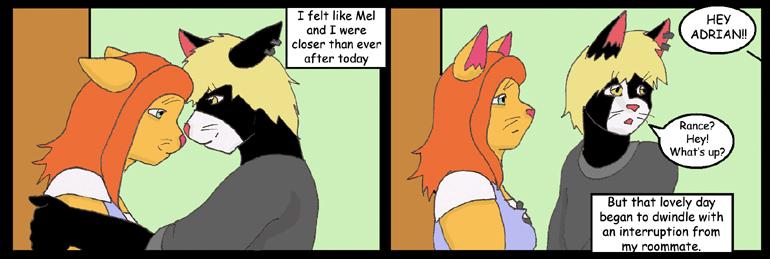 Rance's Dilemna, Helping A Roomie Out---Adrian's POV (comic 12)