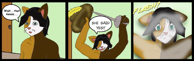 SHE SAID YES! *flash*