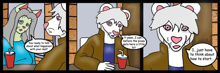 Outside at the Pizza Place