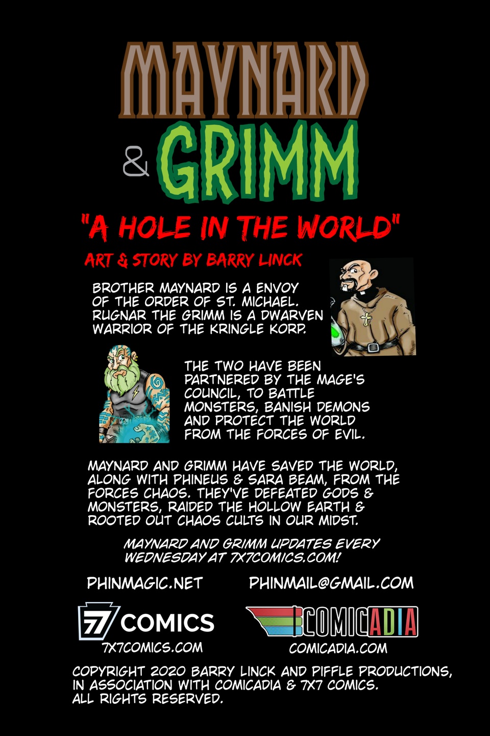 Maynard and Grimm: A Hole in the World Credits