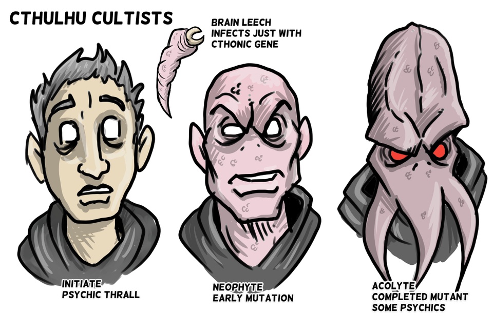 Cthulhu cultists 