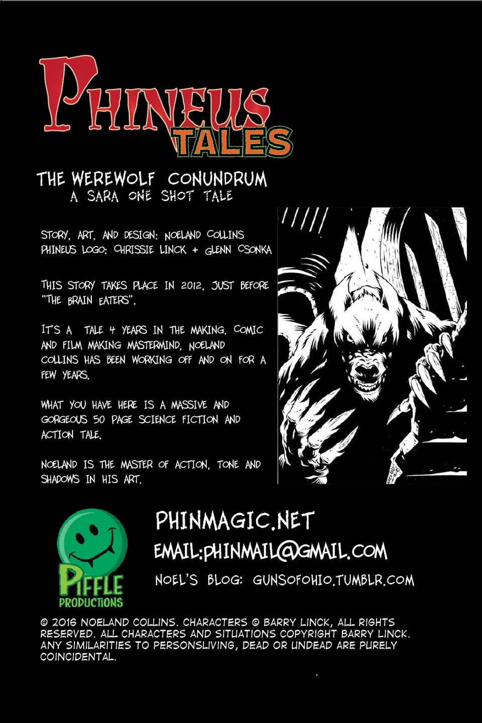 Noeland Collins' Werewolf Conundrum Credits