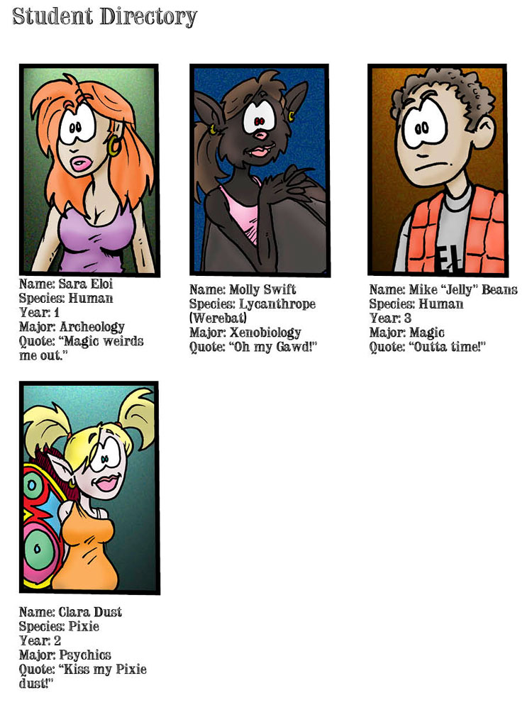 Teen Wizard Yearbook page 3