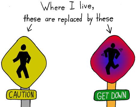 Caution! or boogie!