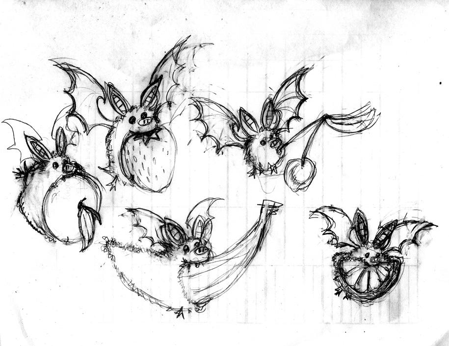 Sketches for bat flash