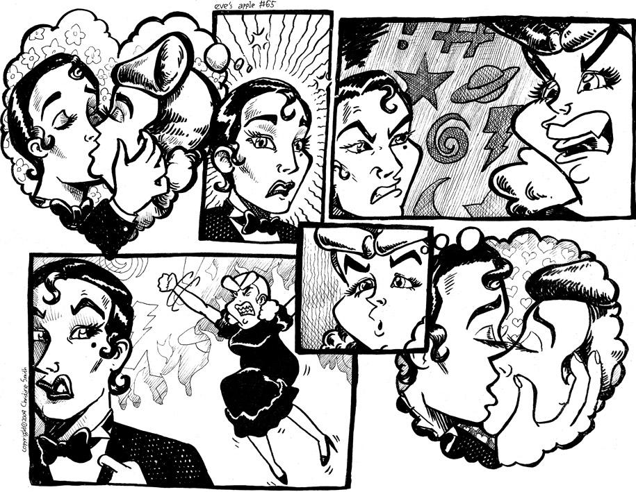 They fight because they love?