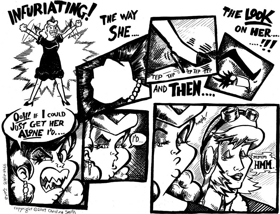 So?  What WOULD you do if you got her all alone, Eve?