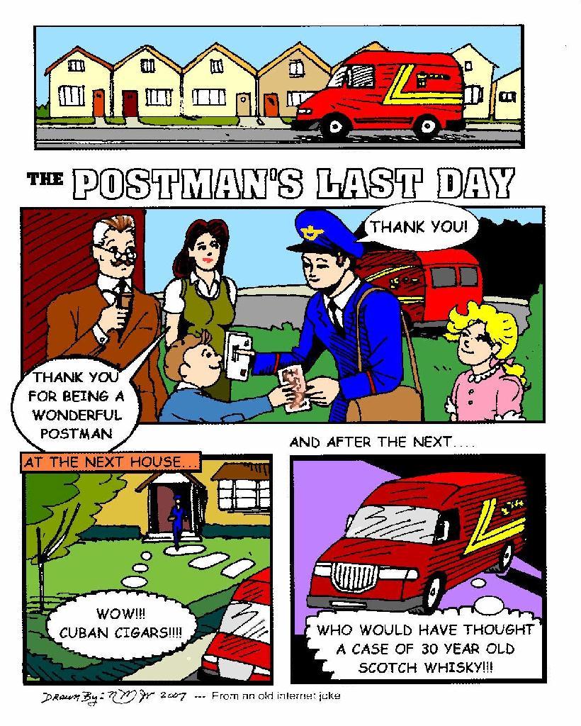 The Postman's Last Day page 1