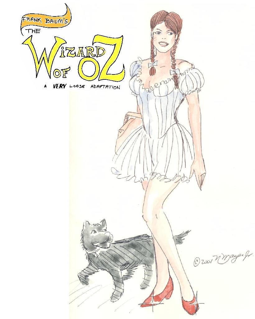 wooz chapter 1 page 24 - character study Dorthy & Toto