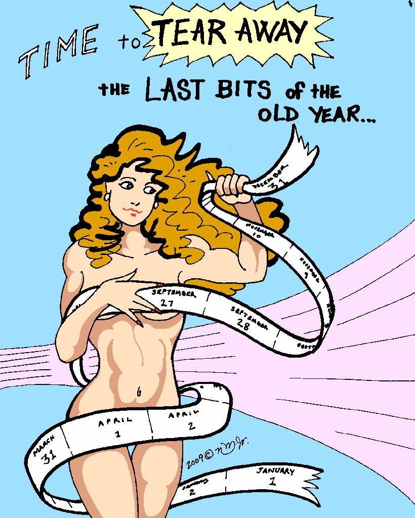 Happy New Year - Tearing off what's left of 2008