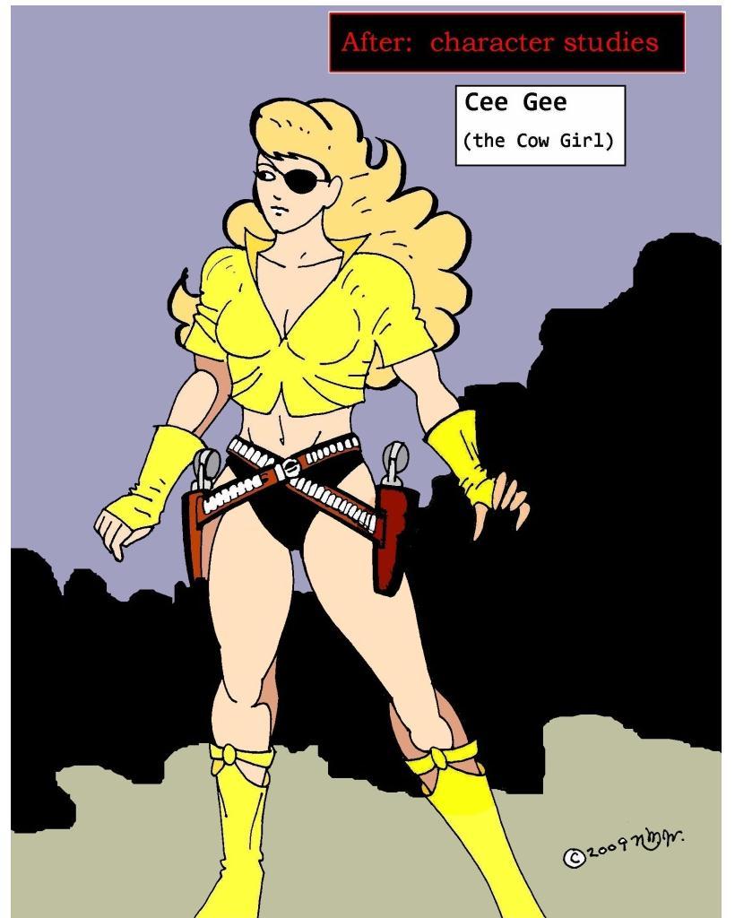 "AFTER:" character studies - Cowgirl