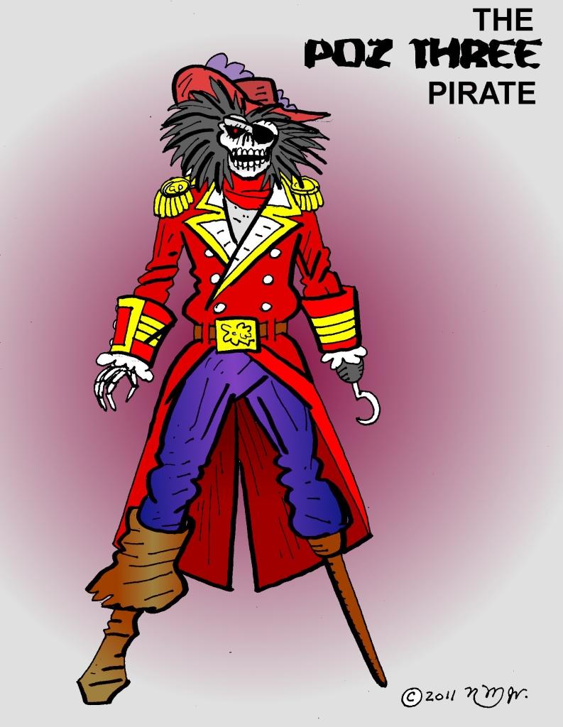 11tb015 - Poz Three Pirate