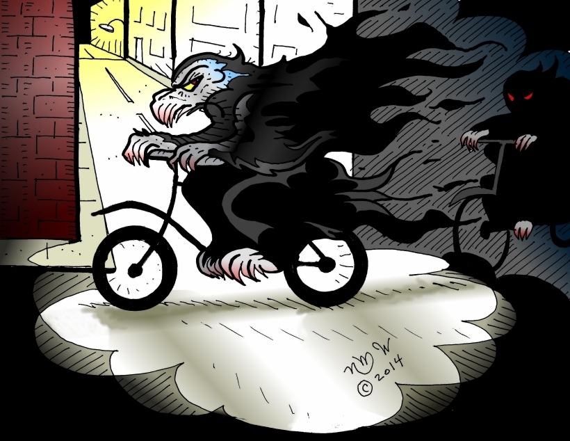 14tb134 - Things on the Pinellas trail at night