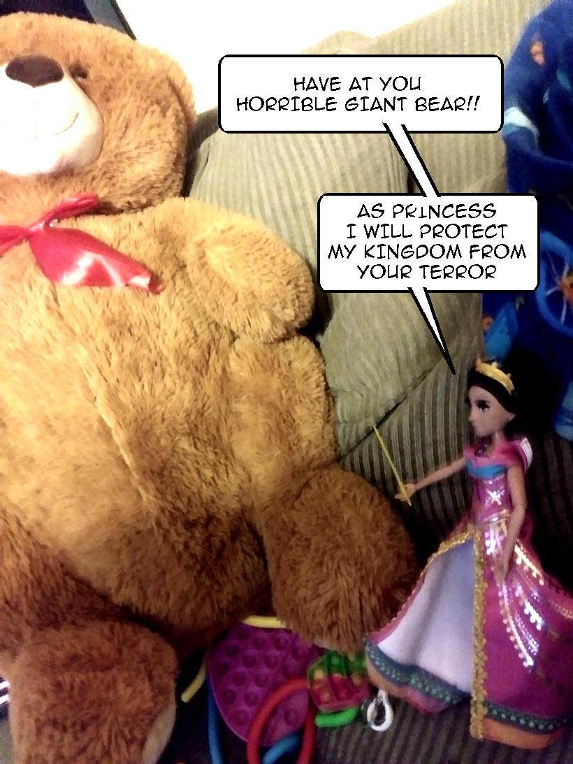 21tb050 - Princess versus bear