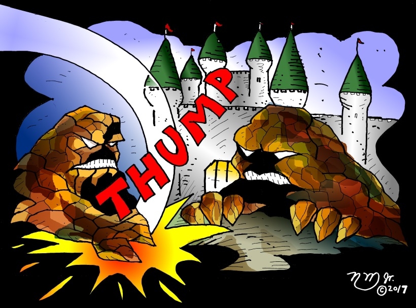 The Maniac: From the Fires of Hell - Chapter 8 pages 8 & 9 double wide