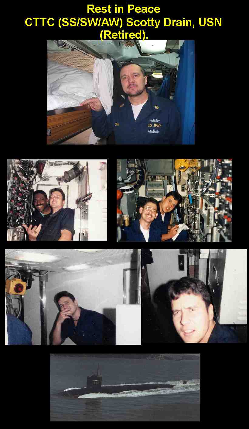 Rest in peace Chief Cryptologic Technician (Technical) Scotty Drain