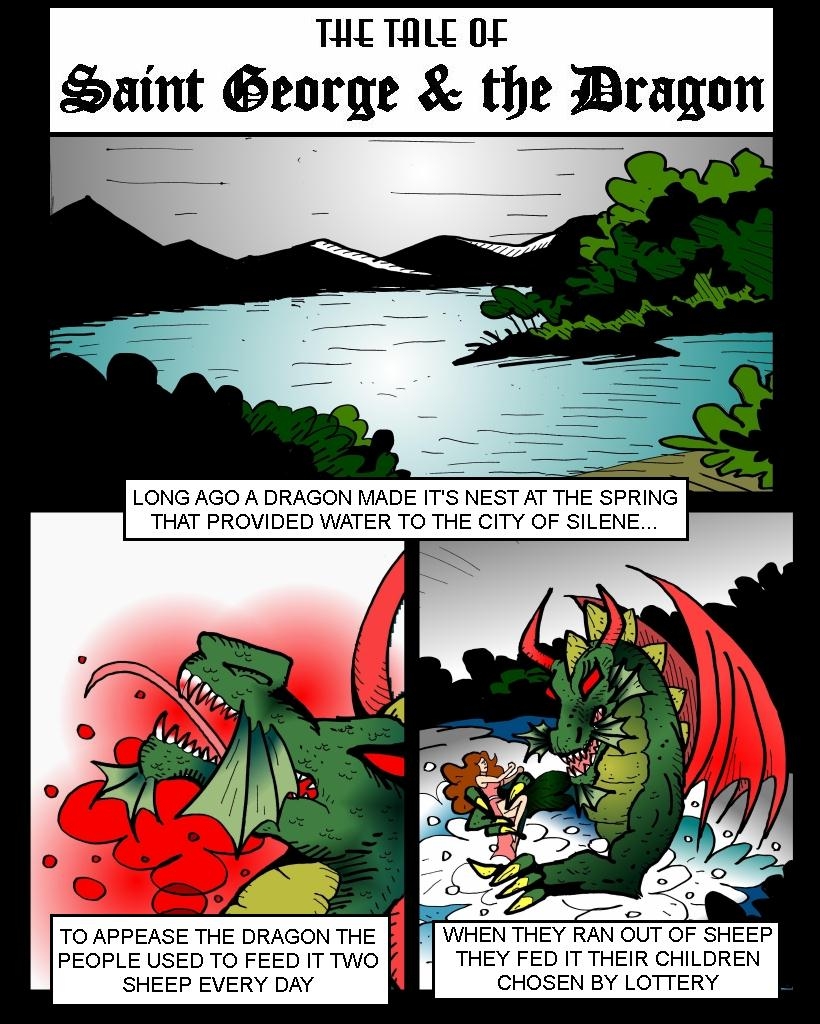 St George & the Dragon - page 01