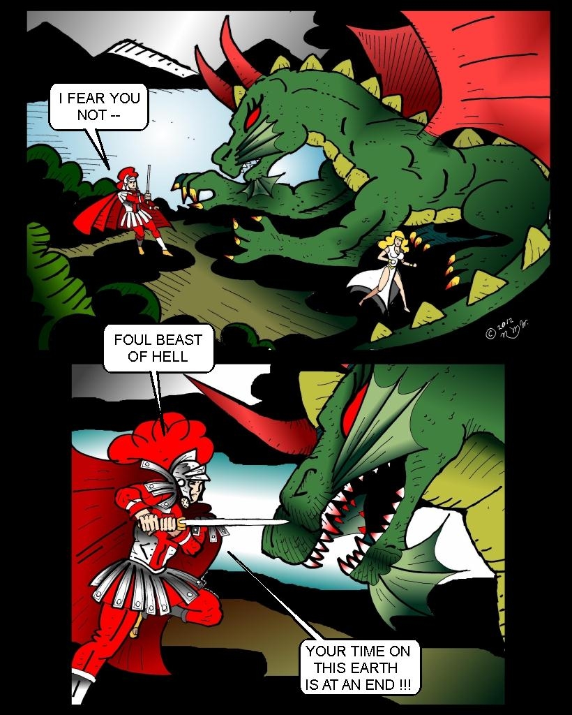 St George & the Dragon - page 13