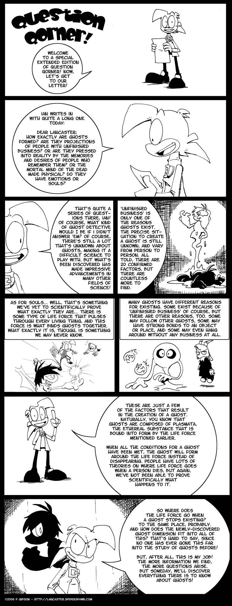 Lancaster's Question Qorner