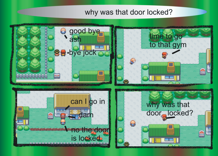 why was that door locked?