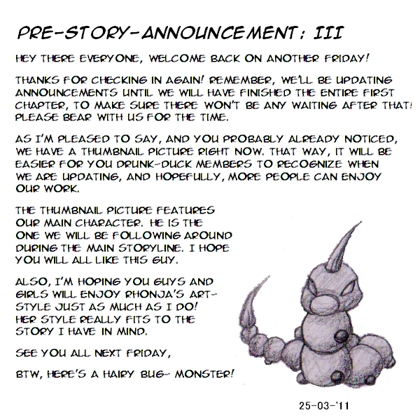 Pre-Story-Announcement III: Thumbnail