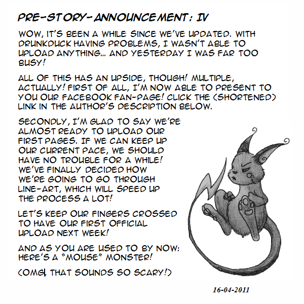 Pre-Story-Announcement IV: Facebook