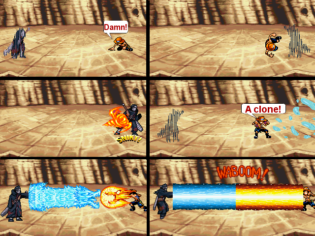 The Fire Lion vs the Water Dragon