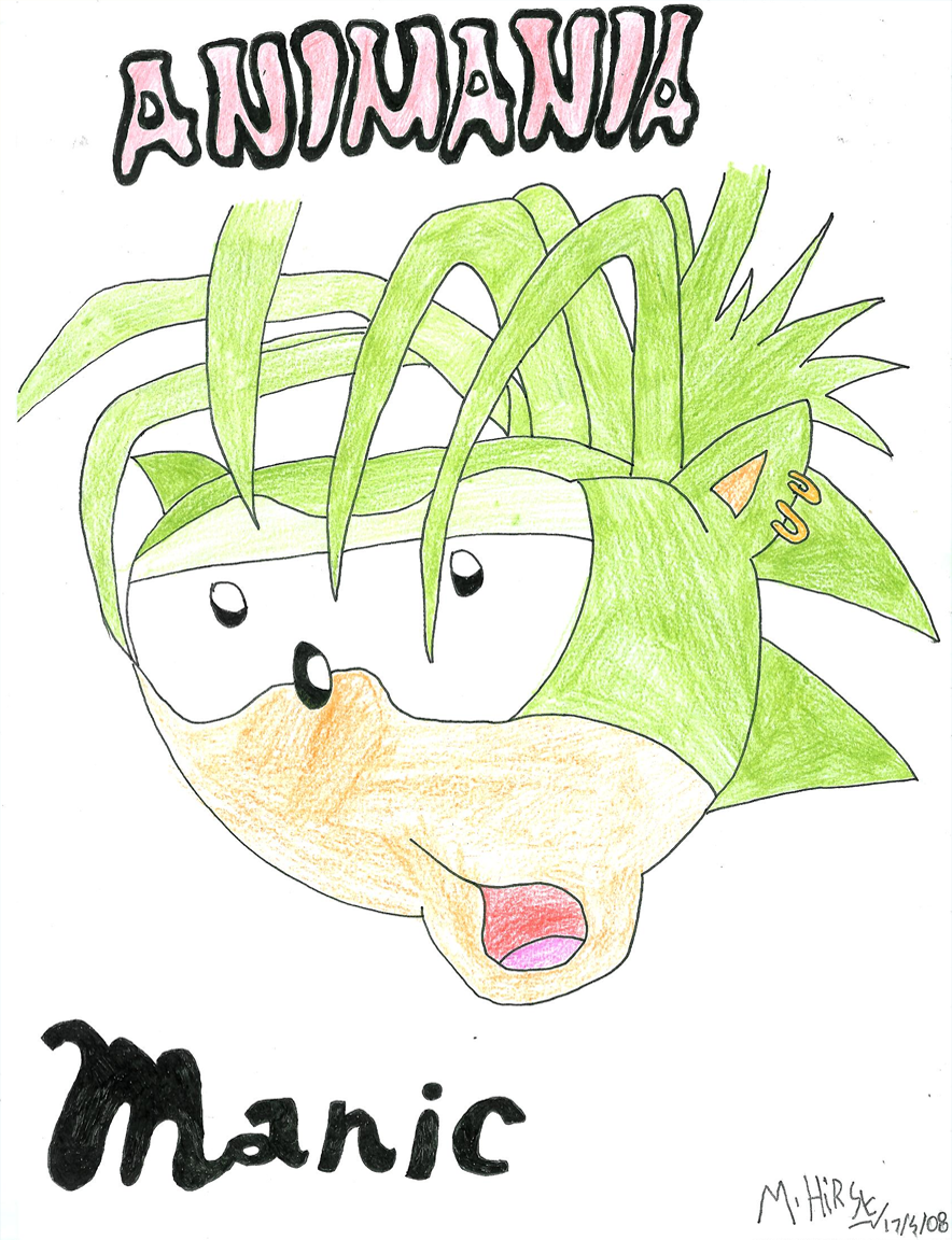 Manic the Hedgehog- by Minimatty