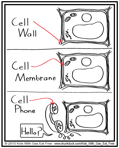 Kids With Gas Eat Free #24- Parts of a Plant Cell.