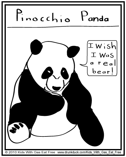 Kids With Gas Eat Free #35- Pinocchio Panda.