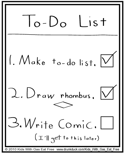 Kids With Gas Eat Free #36- Procrastination.
