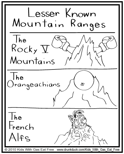 Kids With Gas Eat Free #51- Mountain Ranges.