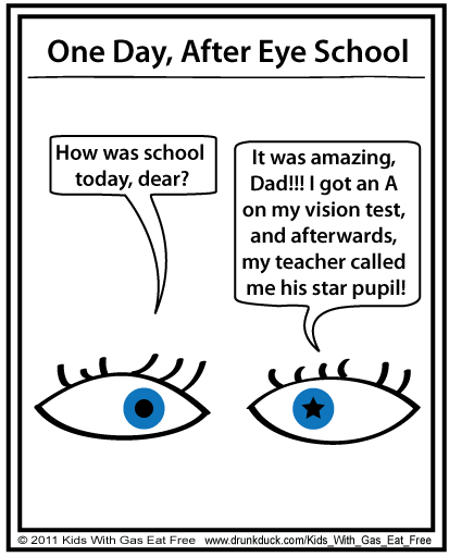 Kids With Gas Eat Free #206-  One Day, After Eye School.