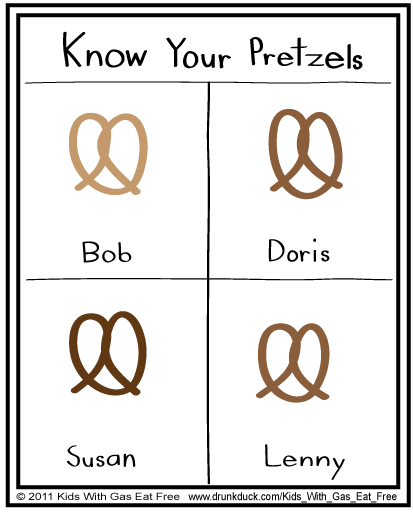 Kids With Gas Eat Free #215-  Know Your Pretzels.