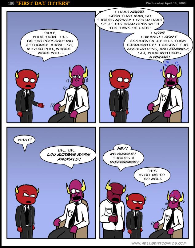 #100 - First Day Jitters