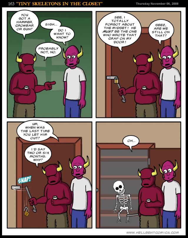 #163 - Tiny Skeletons in the Closet