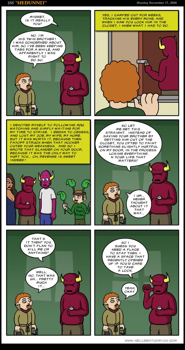 #166 - Hedunnit