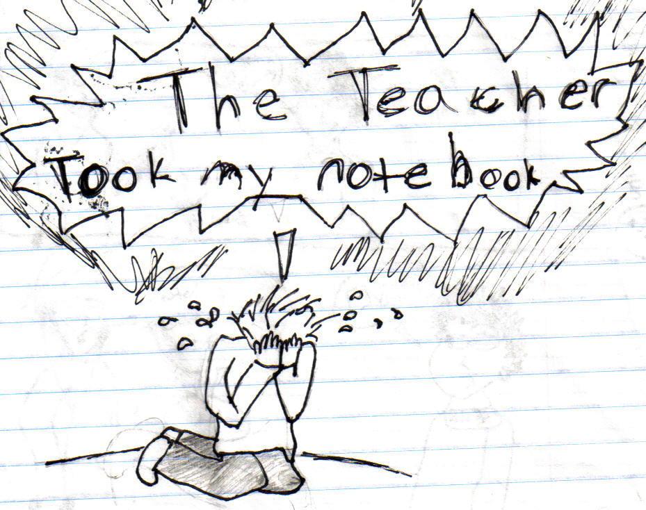 teacher stole my notebook filler