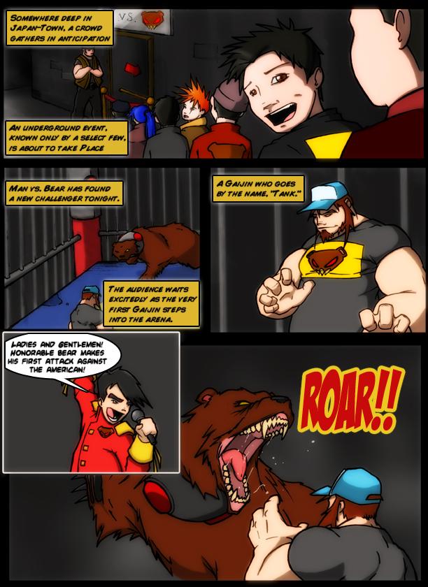 pg.22 "Man vs. Bear Pt. 1"