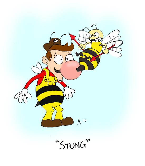 Stung