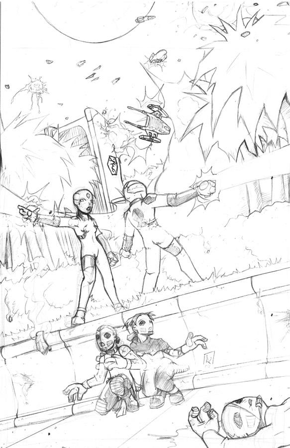 Prenna #1 - Shining Through: Cover pencils