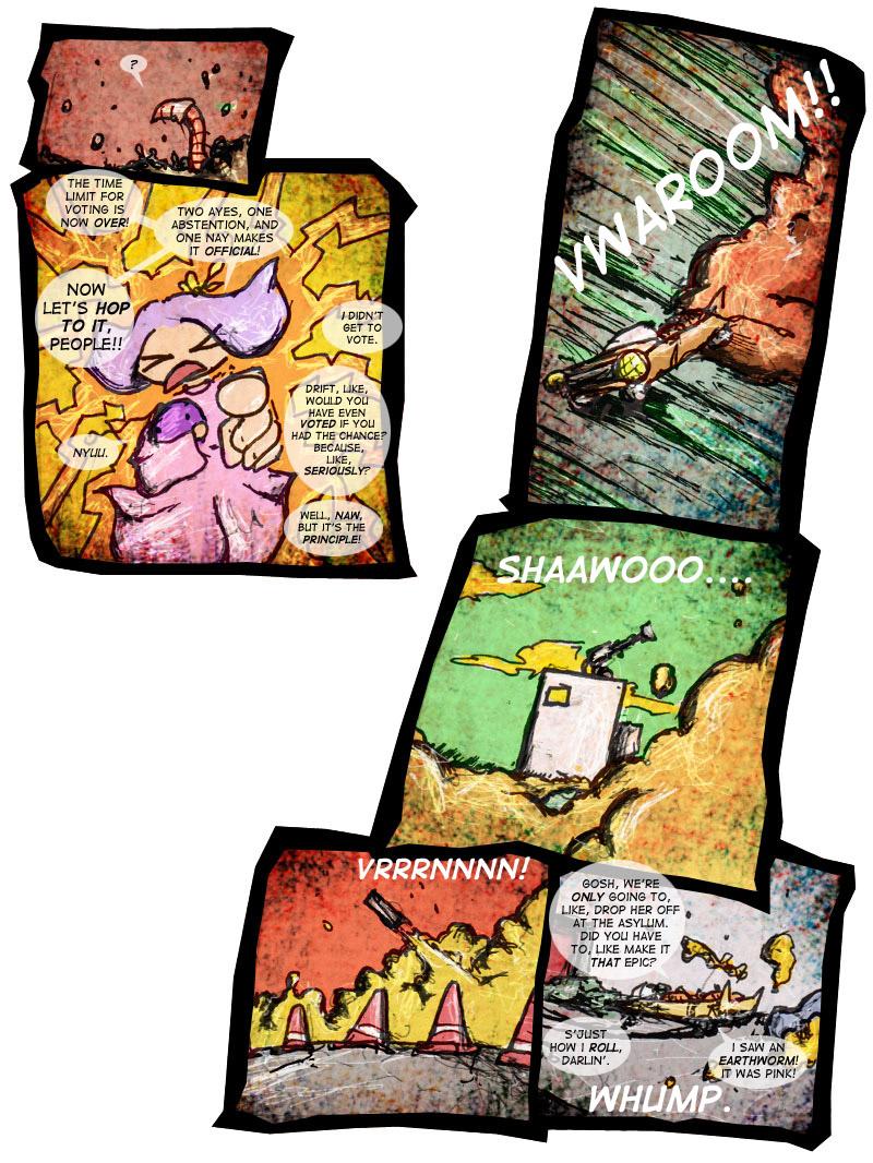 The Page With The Worm