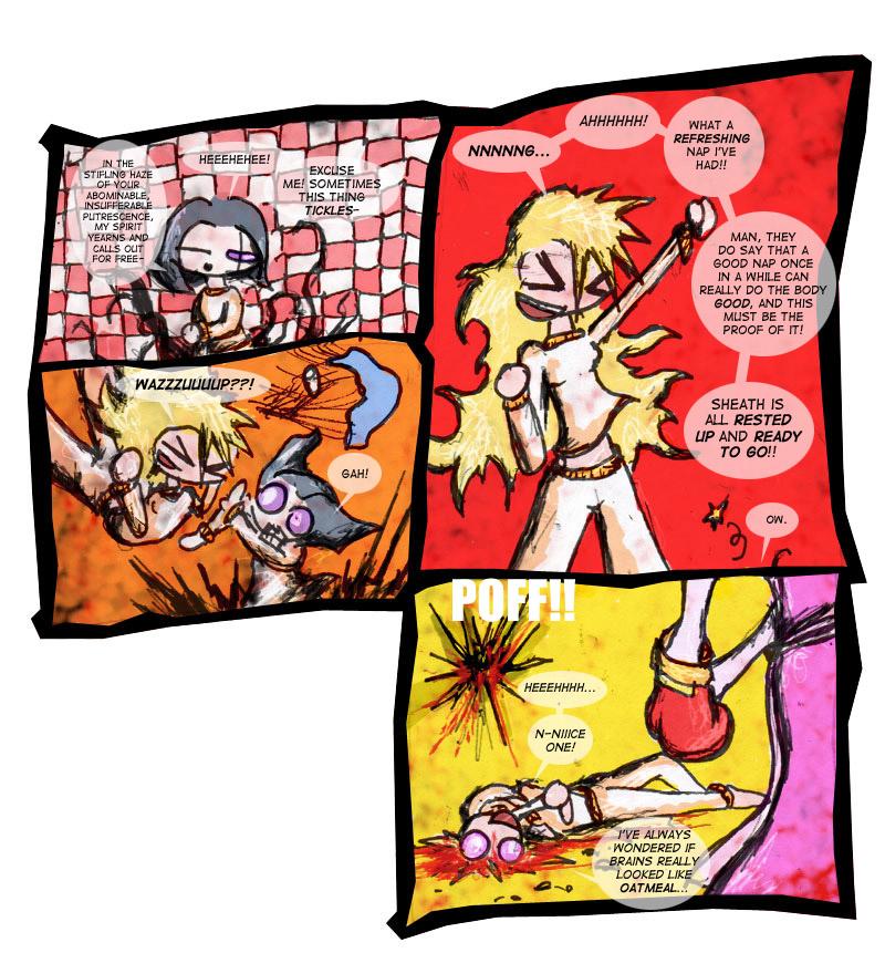 Sheath Body Slam Attack!