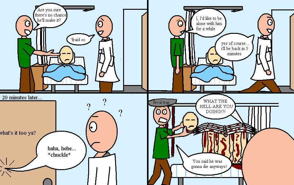 Cap is in favour of euthanasia (don't mind the spelling)