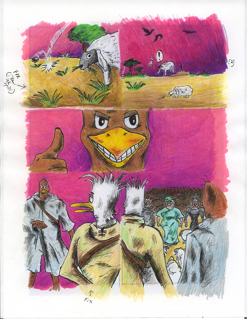 Original Sketch Ideas for Quackup...