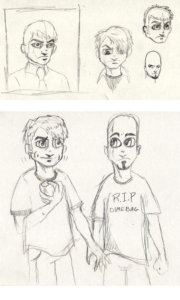 Bootleg: Concept sketches