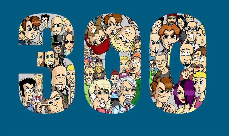 The 300!