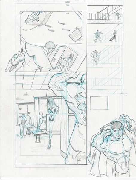 PREVIEW - Issue 1 Page 4 Penciling