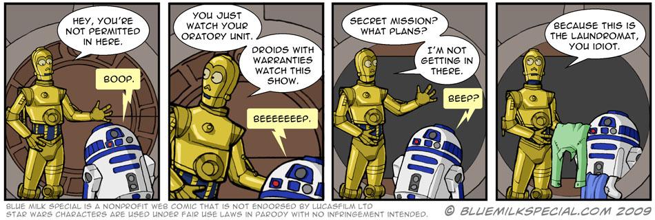 Runaway droids